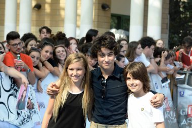 Giffoni Valle Piana, Sa, İtalya - 21 Temmuz 2019 : Cast Tv Dizisi : 