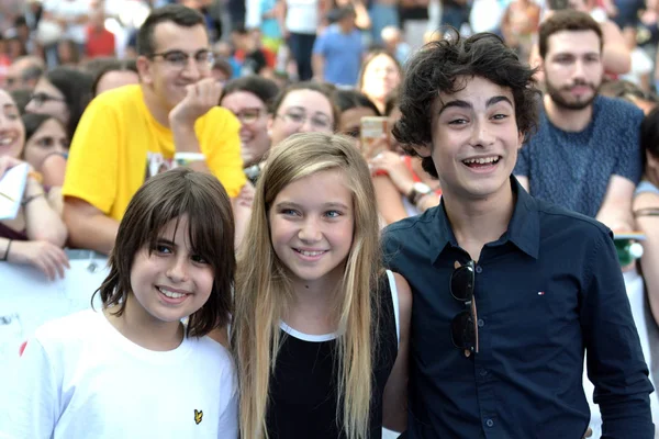 Giffoni Valle Piana Italien Juli 2019 Cast Serie New School — Stockfoto