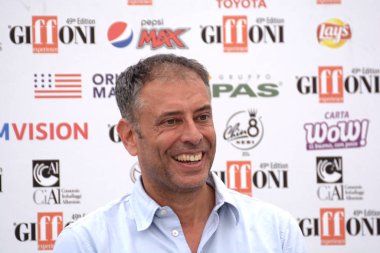 Giffoni Valle Piana, Sa, İtalya - 22 Temmuz 2019 : Ivan Cotroneo Giffoni Film Festivali'nde 2019 - 22 Temmuz 2019'da Giffoni Valle Piana, İtalya.