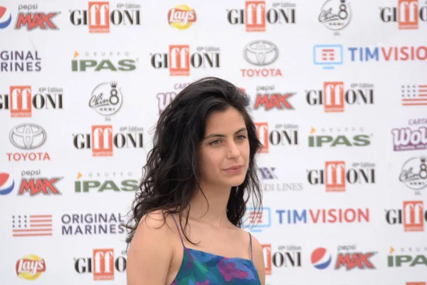 Giffoni Valle Piana Itálie Července 2019 Fotini Peluso Giffoni Film — Stock fotografie