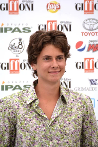 Giffoni Valle Piana Italia Luglio 2019 Ario Nikolaus Sgroi Giffoni — Foto Stock