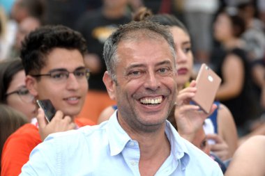 Giffoni Valle Piana, Sa, İtalya - 22 Temmuz 2019 : Ivan Cotroneo Giffoni Film Festivali'nde 2019 - 22 Temmuz 2019'da Giffoni Valle Piana, İtalya.