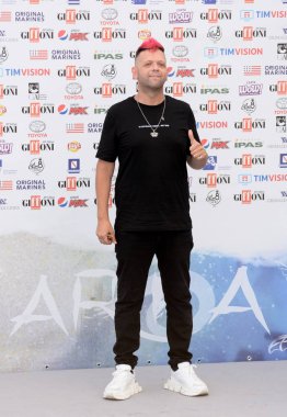 Giffoni Valle Piana, Sa, İtalya - 23 Temmuz 2019 : Paolo Pagano Giffoni Film Festivali'nde 2019 - 23 Temmuz 2019'da Giffoni Valle Piana, İtalya.