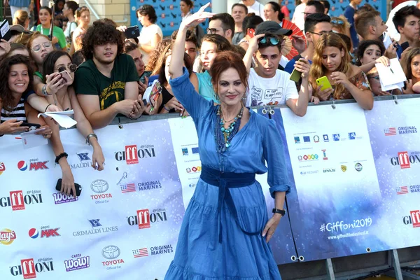 Giffoni Valle Piana Italien Juli 2019 Elena Sofia Ricci Giffoni — Stockfoto