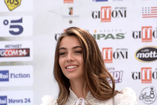 Giffoni Valle Piana Italia Luglio 2019 Elisa Visari Giffoni Film — Foto Stock