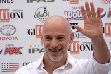 Giffoni Valle Piana, Sa, İtalya - 27 Temmuz 2019 : Filippo Nigro Giffoni Film Festivali'nde 2019 - 27 Temmuz 2019'da Giffoni Valle Piana, İtalya.
