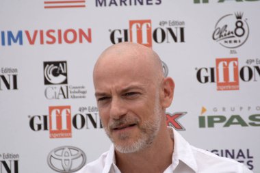 Giffoni Valle Piana, Sa, İtalya - 27 Temmuz 2019 : Filippo Nigro Giffoni Film Festivali'nde 2019 - 27 Temmuz 2019'da Giffoni Valle Piana, İtalya.