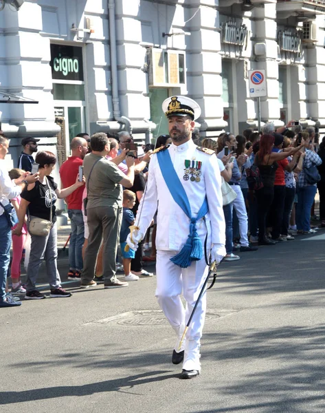 Itálie Národní Zasedání Asociace Italských Námořníků Salerno Září 2019 — Stock fotografie