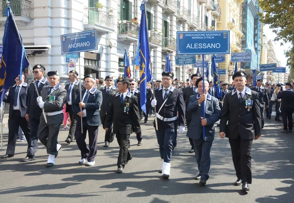 Itálie Národní Zasedání Asociace Italských Námořníků Salerno Září 2019 — Stock fotografie