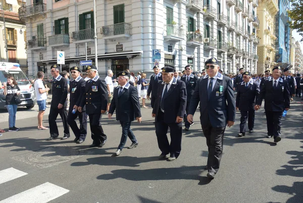 Itálie Národní Zasedání Asociace Italských Námořníků Salerno Září 2019 — Stock fotografie