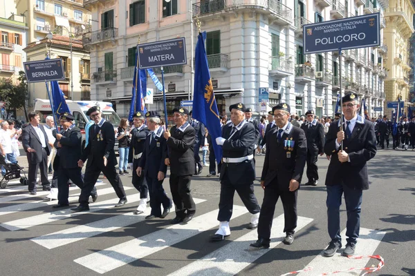 Itálie Národní Zasedání Asociace Italských Námořníků Salerno Září 2019 — Stock fotografie