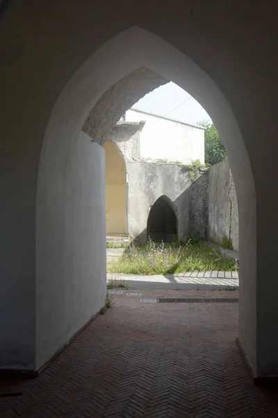 Italy View Tubenna Sanctuary Castiglione Del Genovesi June 2020 — стоковое фото