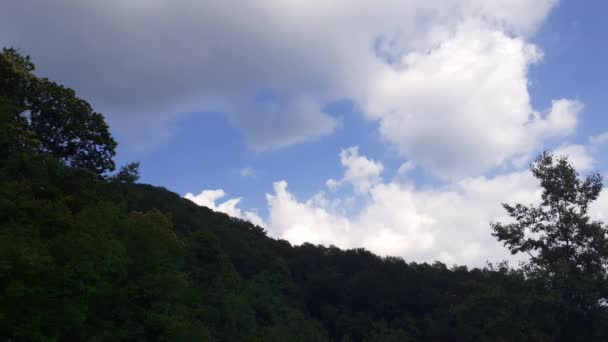 Tijdsverloop Berglandschap Campanië Zuid Italië Juli 2020 — Stockvideo