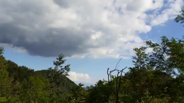 Time Lapse Berglandschap Campanië Zuid Italië Juli 2020 — Stockvideo