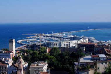 İtalya: Salerno deniz manzarası, 16 Temmuz 2020.