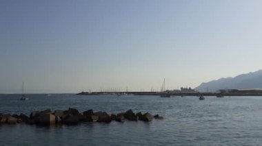 Zaman aşımı: Salerno Limanı, İtalya, 28 Temmuz 2020.