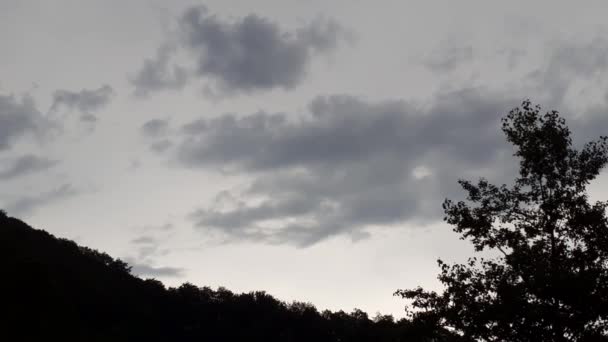 Time Lapse Zonsondergang Berglandschap Campanië Zuid Italië Juli 2020 — Stockvideo