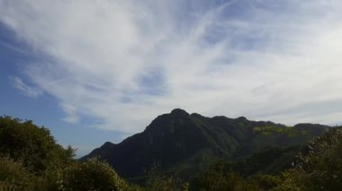 Zaman aşımı: Campania 'daki dağ manzarası, 2 Ağustos 2020.