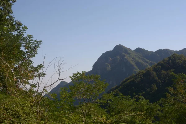 Italië Uitzicht Het Berglandschap Campanië Zuid Italië Augustus 2020 — Stockfoto