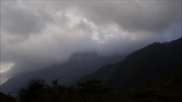 Landasan Waktu Pemandangan Gunung Campania Italia Selatan Agustus 2020 — Stok Video