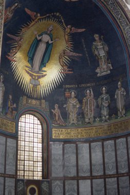 İtalya: Salerno Katedrali 'nin iç görünümü, 4 Eylül 2020.