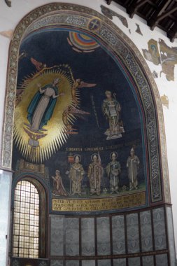 İtalya: Salerno Katedrali 'nin iç görünümü, 4 Eylül 2020.