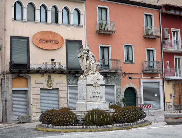 Italien Stadtlandschaft Polla Süditalien September 2020 — Stockfoto