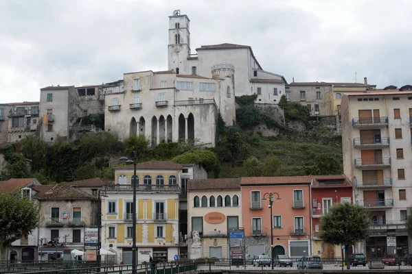 Italia Paisaje Urbano Polla Sur Italia Septiembre 2020 — Foto de Stock