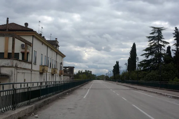 Italia Paisaje Urbano Polla Sur Italia Septiembre 2020 — Foto de Stock