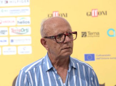 GIFFONI VALLE PIANA - 17 Temmuz 2025: Claudio Gubitosi Giffoni Film Festivali 2025 - 17 Temmuz 2025 tarihinde Giffoni Valle Piana, İtalya.