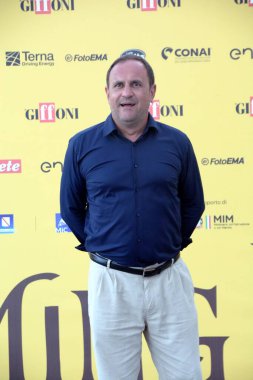 GiFFONI VALİNA PİANA - 19 Temmuz 2025: Pietro Causati Giffoni Film Festivali 2025 - 19 Temmuz 2025 tarihinde Giffoni Valle Piana, İtalya 'da.