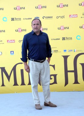 GiFFONI VALİNA PİANA - 19 Temmuz 2025: Pietro Causati Giffoni Film Festivali 2025 - 19 Temmuz 2025 tarihinde Giffoni Valle Piana, İtalya 'da.