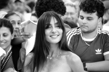 GiFFONI VALLE PİANA - 20 Temmuz 2025: Ambra Angiolini Giffoni Film Festivali 2025 - 20 Temmuz 2025 tarihinde Giffoni Valle Piana, İtalya.