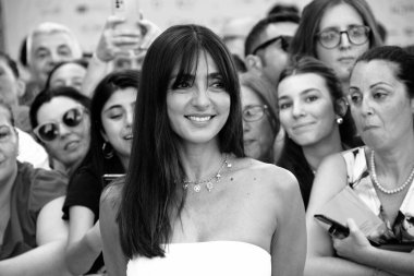 GiFFONI VALLE PİANA - 20 Temmuz 2025: Ambra Angiolini Giffoni Film Festivali 2025 - 20 Temmuz 2025 tarihinde Giffoni Valle Piana, İtalya.