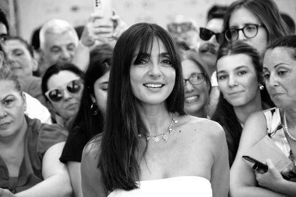 GiFFONI VALLE PİANA - 20 Temmuz 2025: Ambra Angiolini Giffoni Film Festivali 2025 - 20 Temmuz 2025 tarihinde Giffoni Valle Piana, İtalya.