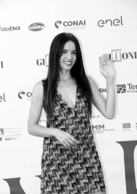 GiFFONI VALİNA PİANA - 25 Temmuz 2025: Aurora Ruffino Giffoni Film Festivali 2025 - 25 Temmuz 2025 tarihinde Giffoni Valle Piana, İtalya.