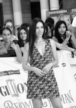 GiFFONI VALİNA PİANA - 25 Temmuz 2025: Aurora Ruffino Giffoni Film Festivali 2025 - 25 Temmuz 2025 tarihinde Giffoni Valle Piana, İtalya.