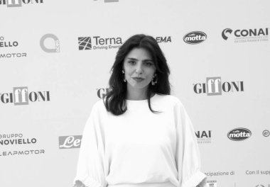 GiFFONI VALİNA PİANA - 22 Temmuz 2025: Irene Maiorino Giffoni Film Festivali 2025 - 22 Temmuz 2025 tarihinde Giffoni Valle Piana, İtalya.