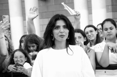 GiFFONI VALİNA PİANA - 22 Temmuz 2025: Irene Maiorino Giffoni Film Festivali 2025 - 22 Temmuz 2025 tarihinde Giffoni Valle Piana, İtalya.