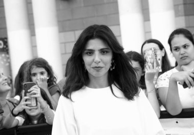 GiFFONI VALİNA PİANA - 22 Temmuz 2025: Irene Maiorino Giffoni Film Festivali 2025 - 22 Temmuz 2025 tarihinde Giffoni Valle Piana, İtalya.