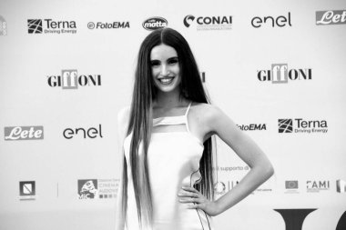 GiFFONI VALLE PIANA, İtalya - 22 Temmuz 2025 Charlotte Moccia namı diğer Charlotte M. Giffoni Film Festivali 2025 'e 22 Temmuz 2025' te Giffoni Valle Piana, İtalya 'da katılır..