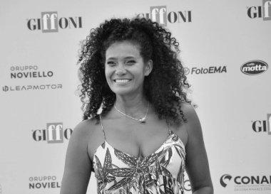 GiFFONI VALLE PIANA - 17 Temmuz 2025: Denny Mendez Giffoni Film Festivali 2025 - 17 Temmuz 2025 tarihinde Giffoni Valle Piana, İtalya.