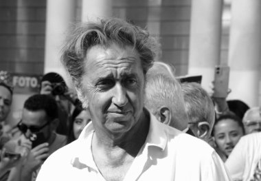 GiFFONI VALİNA PİANA - 23 Temmuz 2025: Paolo Sorrentino Giffoni Film Festivali 2025 - 23 Temmuz 2025 tarihinde Giffoni Valle Piana, İtalya.