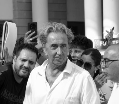 GiFFONI VALİNA PİANA - 23 Temmuz 2025: Paolo Sorrentino Giffoni Film Festivali 2025 - 23 Temmuz 2025 tarihinde Giffoni Valle Piana, İtalya.
