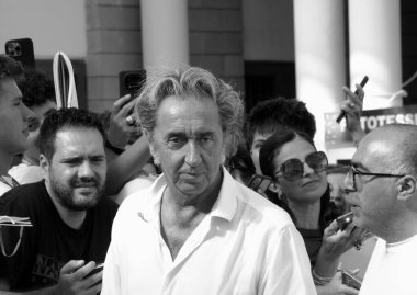 GiFFONI VALİNA PİANA - 23 Temmuz 2025: Paolo Sorrentino Giffoni Film Festivali 2025 - 23 Temmuz 2025 tarihinde Giffoni Valle Piana, İtalya.