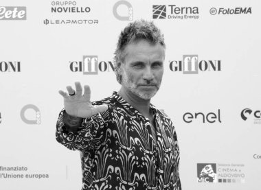 GIFFONI VALLE PİANA - 17 Temmuz 2025: Filippo Neviani namı diğer Nek 17 Temmuz 2025 tarihinde Giffoni Valle Piana, İtalya 'da Giffoni Film Festivali' ne katıldı..