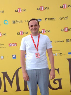 GIFFONI VALLE PİANA - 25 Temmuz 2025: Timothe 'Brocard Giffoni Film Festivali 2025 - 25 Temmuz 2025 tarihinde Giffoni Valle Piana, İtalya.