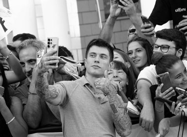 GIFFONI VALLE PİANA - 23 Temmuz 2025: Benji & Fede 'den Benjamin Mascolo, Giffoni Film Festivali 2025 - 23 Temmuz 2025 tarihinde Giffoni Valle Piana, İtalya' da.