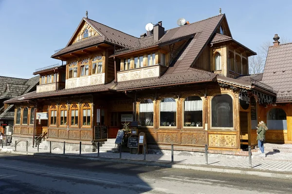 Zakopane Poland March 2018 Historic Villa Known Local Name Slimak — Stock Photo, Image