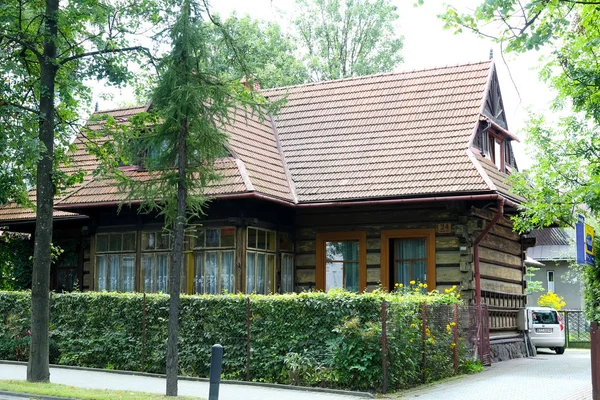 Zakopane Polonya Ağustos 2017 Yirminci Yüzyılın Başlangıcından Itibaren Villa Ahşap — Stok fotoğraf